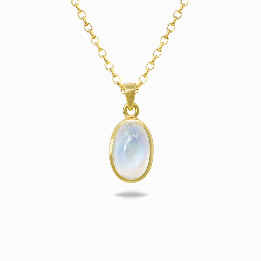 Rainbow Moonstone Necklace