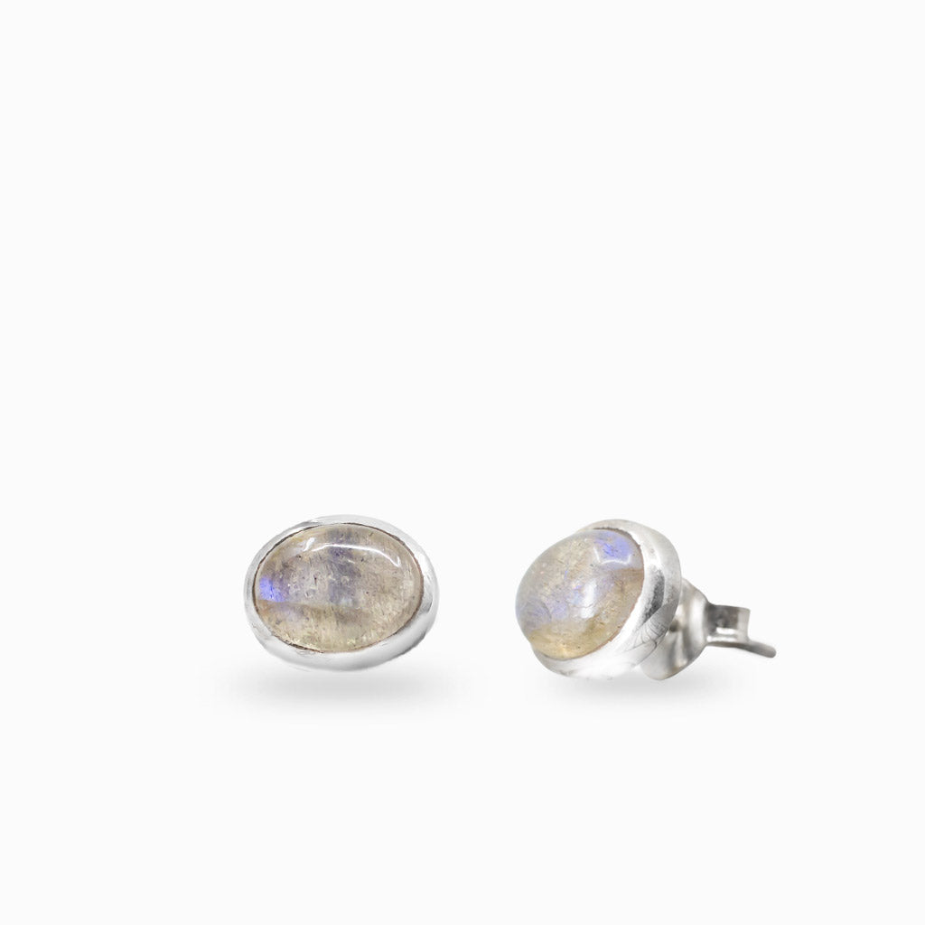 Labradorite Stud Earrings