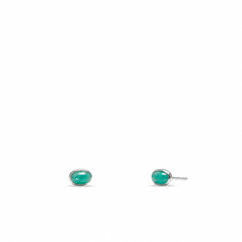 Emerald Stud Earrings