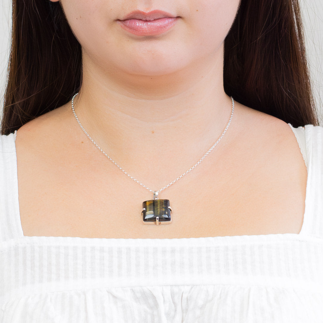 Hawks Eye Necklace