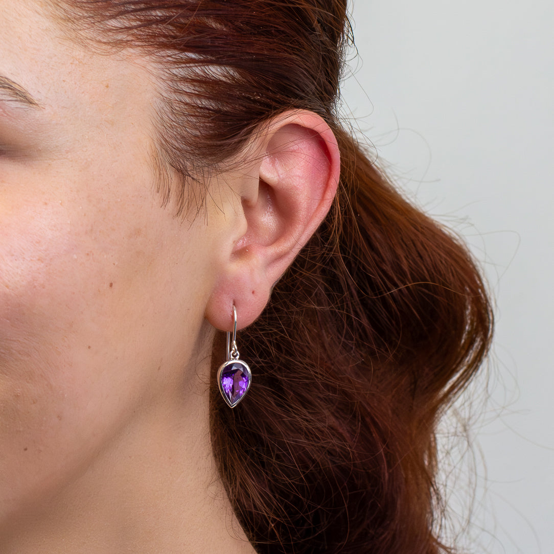 Amethyst Drop Earrings