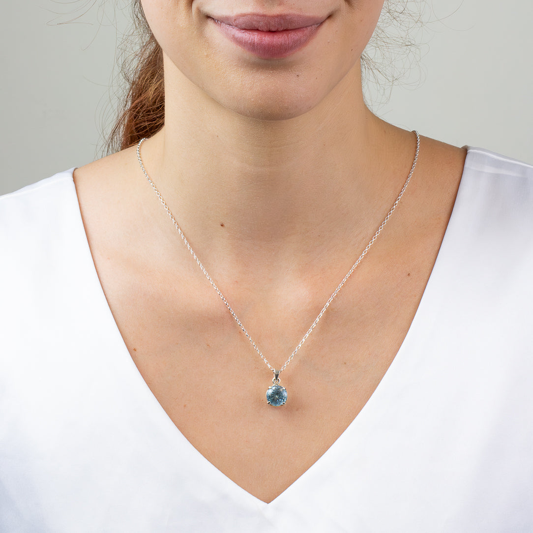 Blue Topaz Necklace