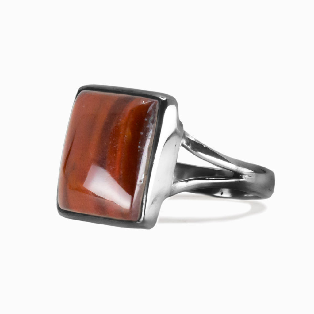 CABOCHON TIGER EYE CAB RED MADE IN EARTH