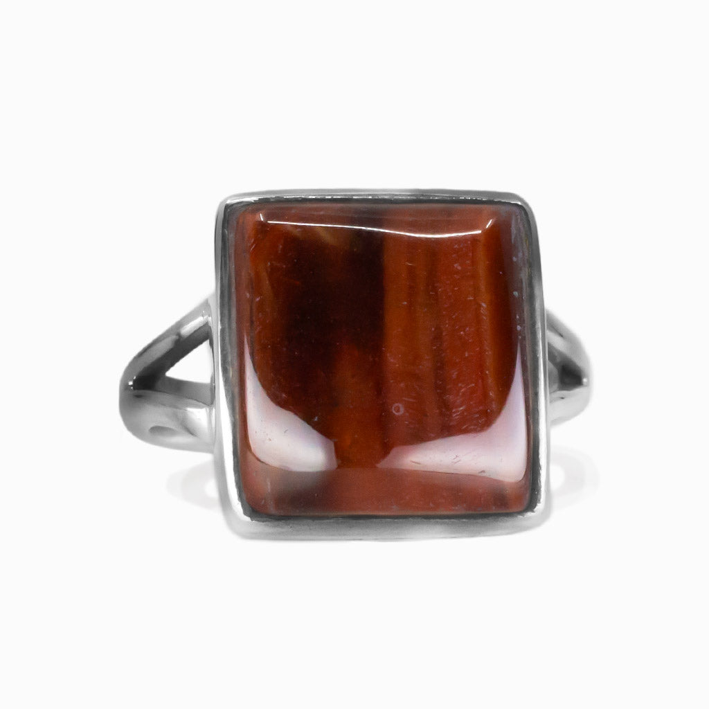 CABOCHON TIGER EYE CAB RED MADE IN EARTH