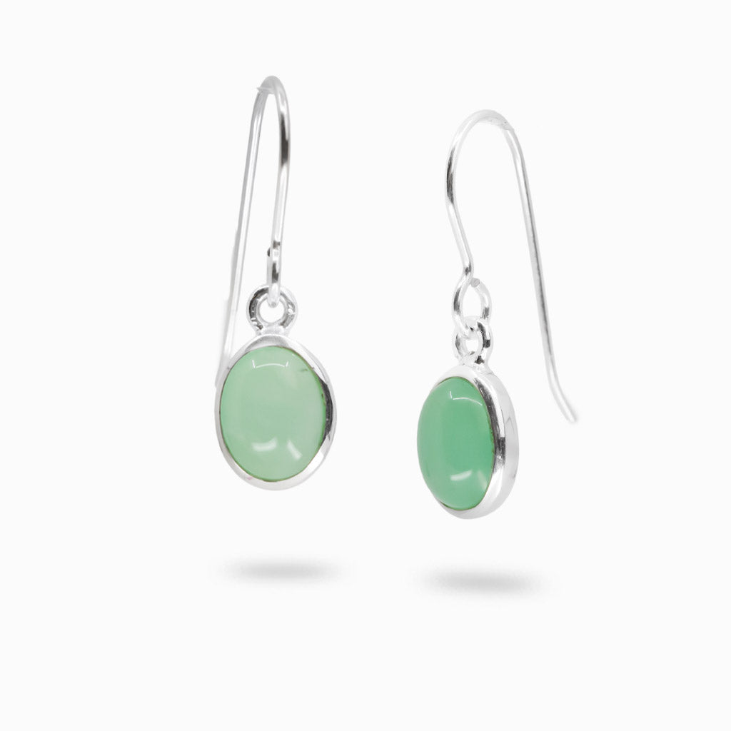 Chrysoprase Drop Earrings