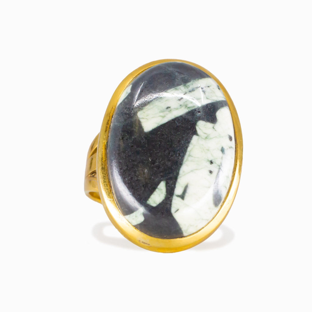 Chinese Writing Rock Ring