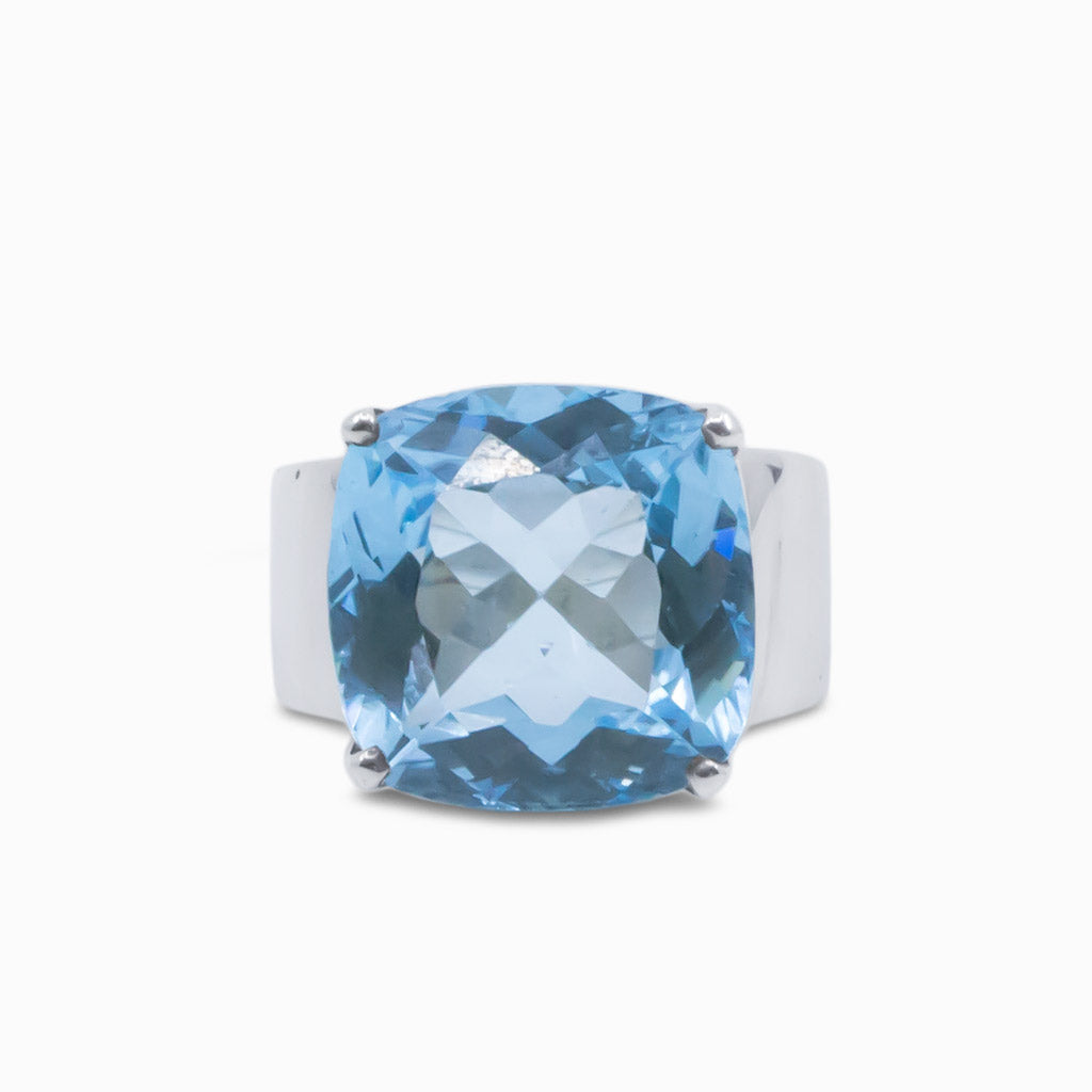 blue topaz ring