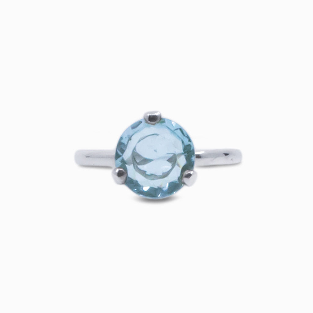 blue topaz ring