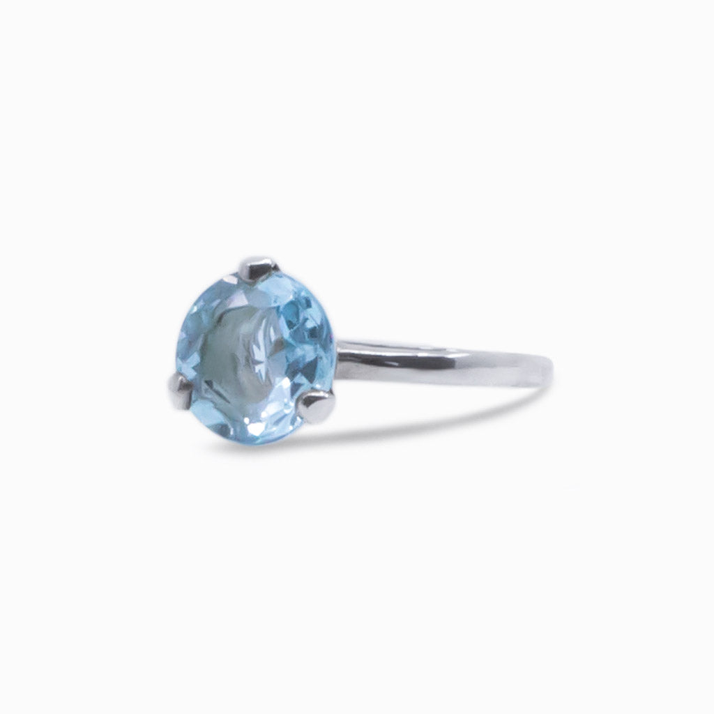 blue topaz ring