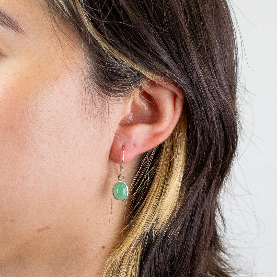 Chrysoprase Drop Earrings