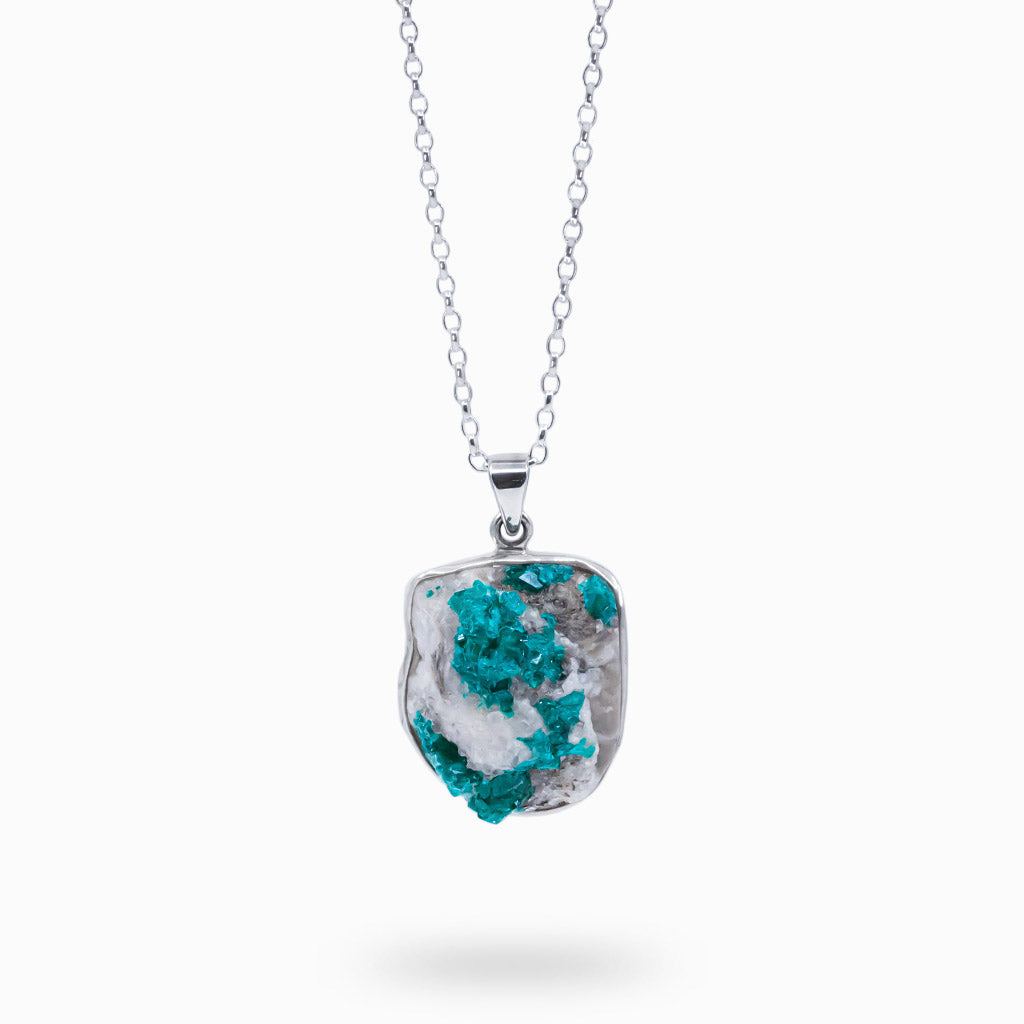 dioptase necklace