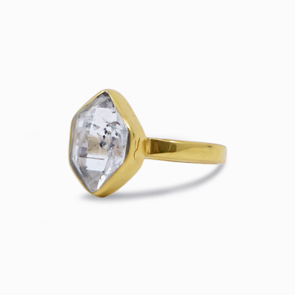 Herkimer Diamond Ring