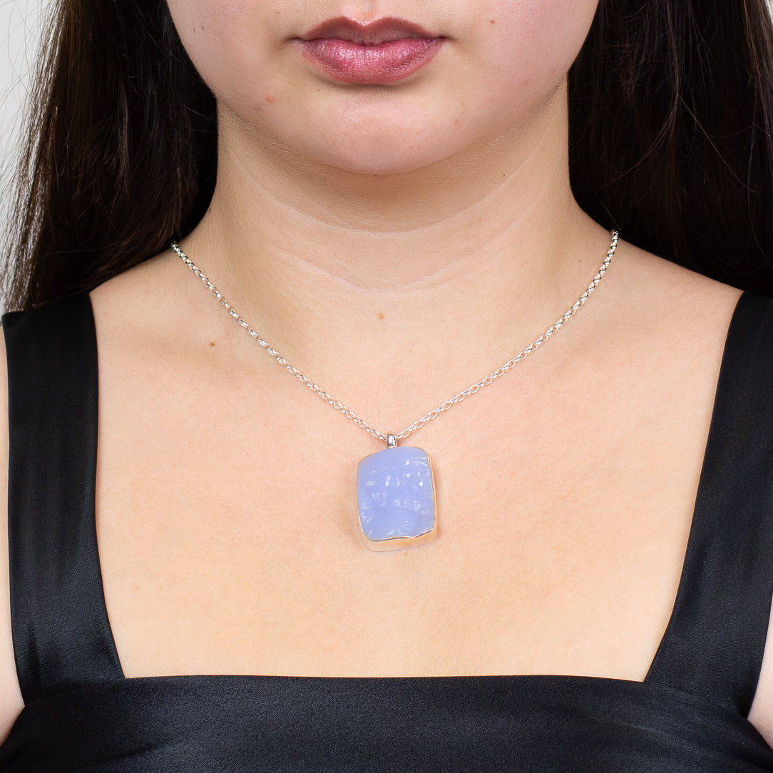 Blue Chalcedony Necklace