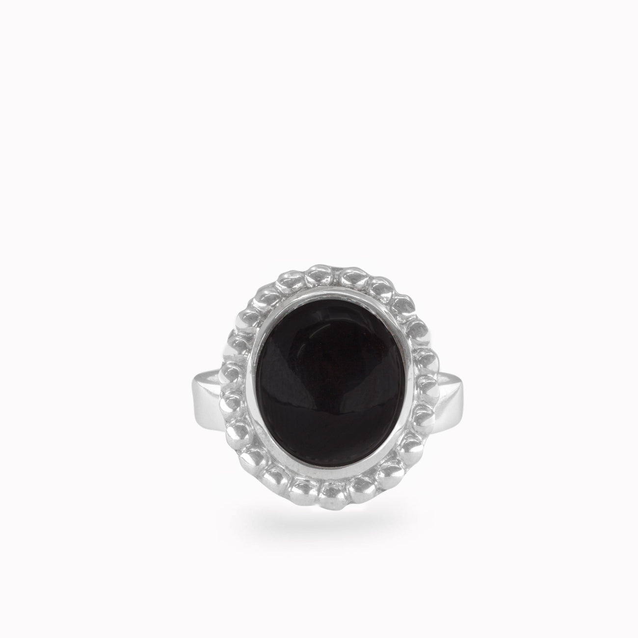R75 CABOCHON HEMATITE RING 
