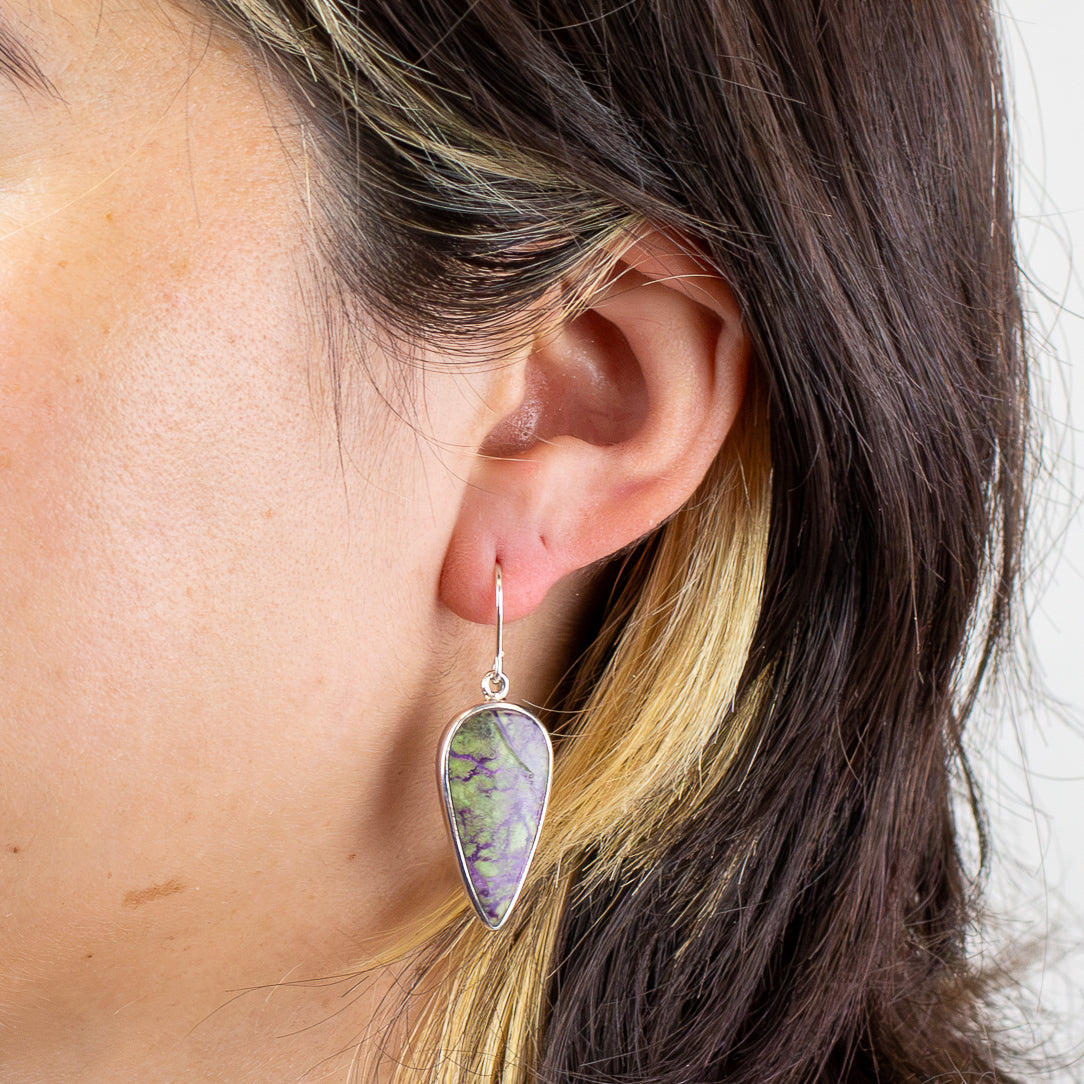 Purpurite Drop Earrings