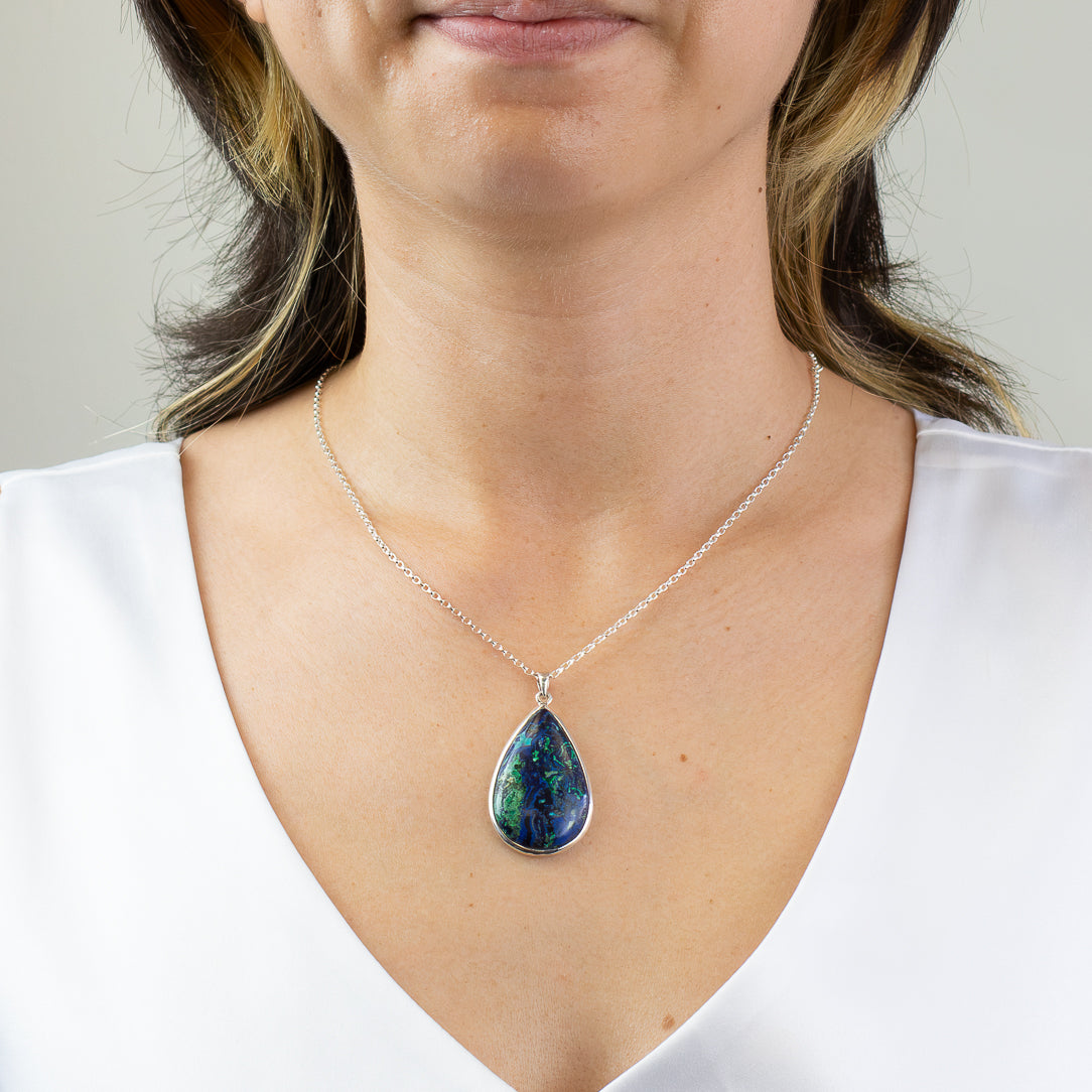 Azurite Malachite Necklace