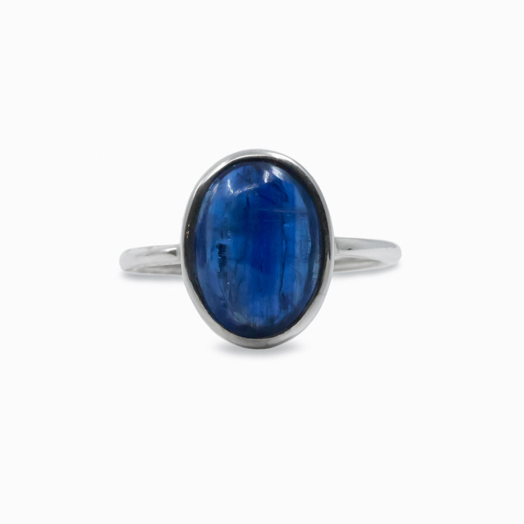 Cabochon Kyanite ring