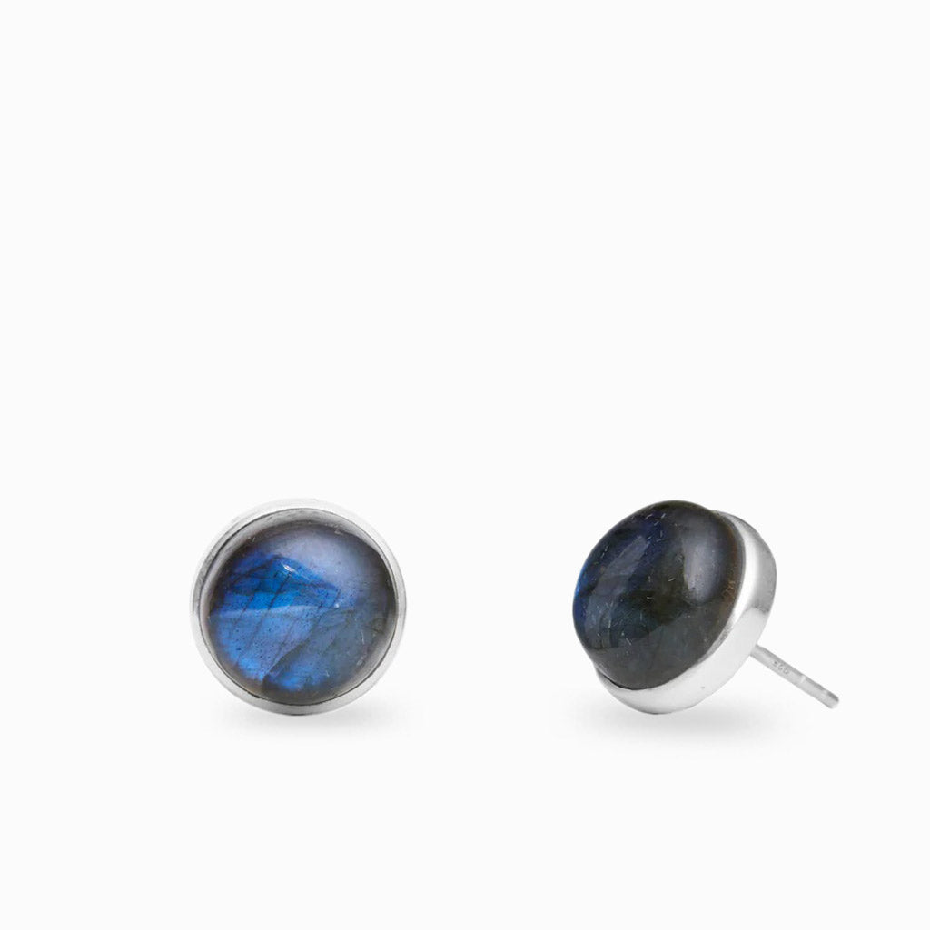 Labradorite Stud Earrings