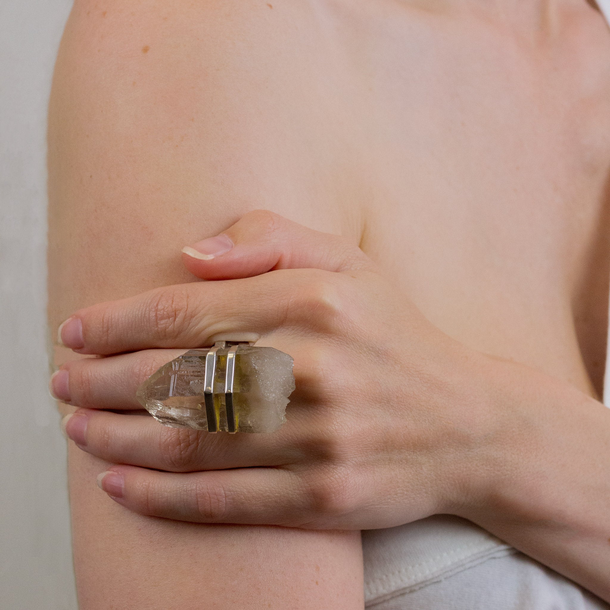CATHEDRAL QUARTZ ON MODEL | MADE IN EARTH