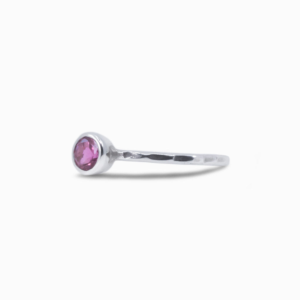 Pink Tourmaline ring