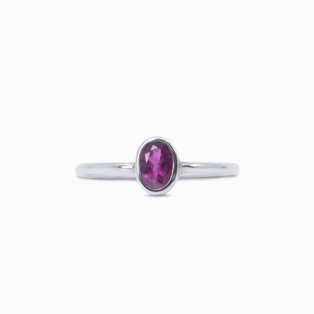 pink tourmaline ring
