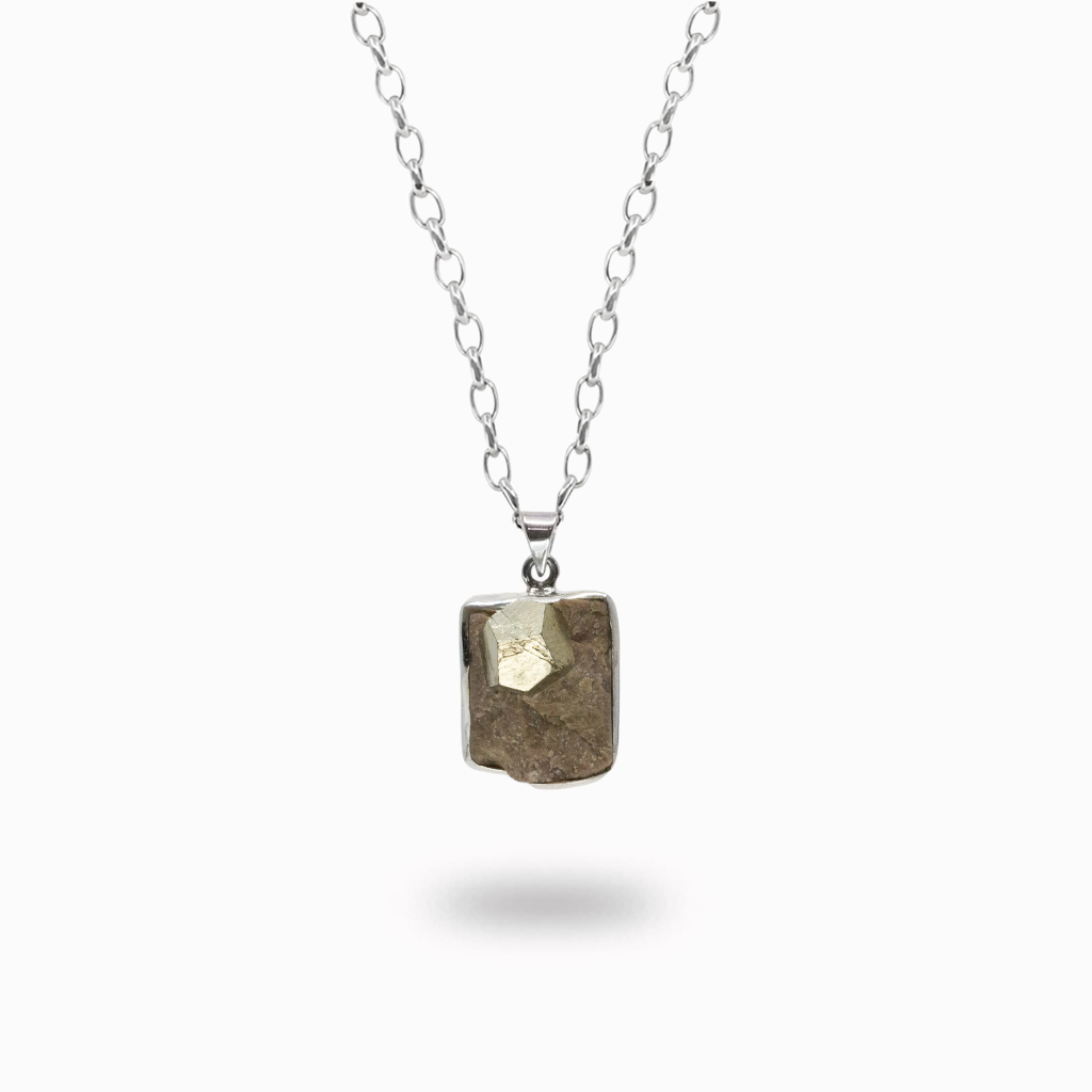 Pyrite In Matrix Necklace