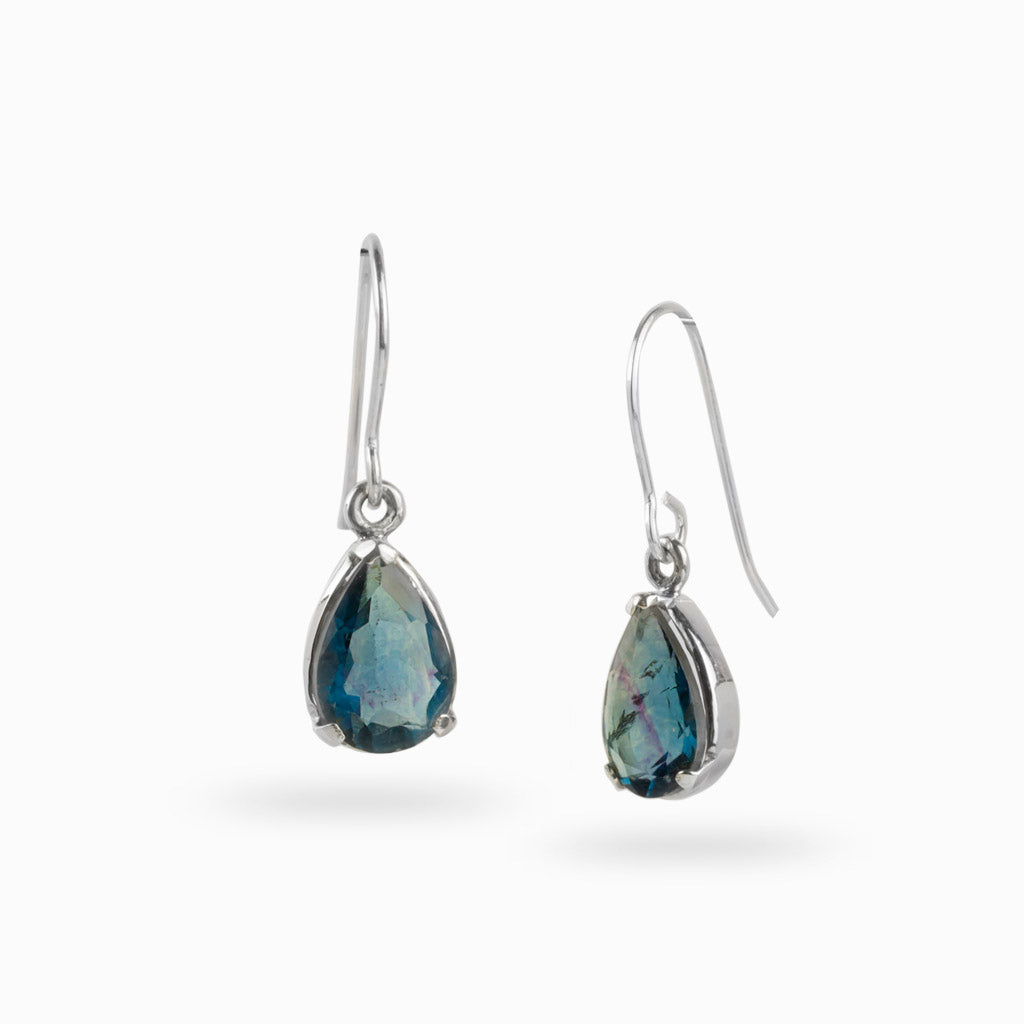 Fluorite Drop Earrings