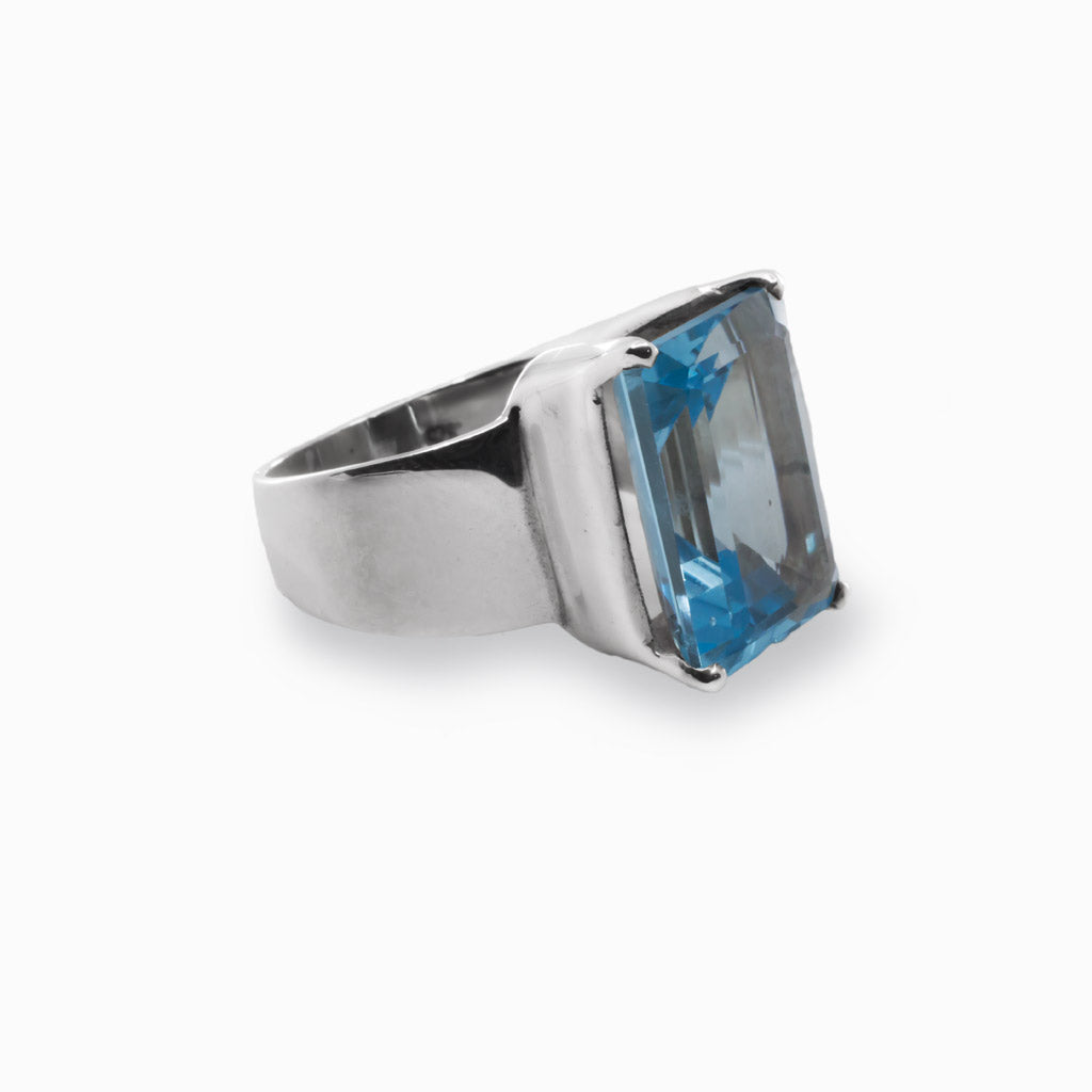 Blue Topaz Ring