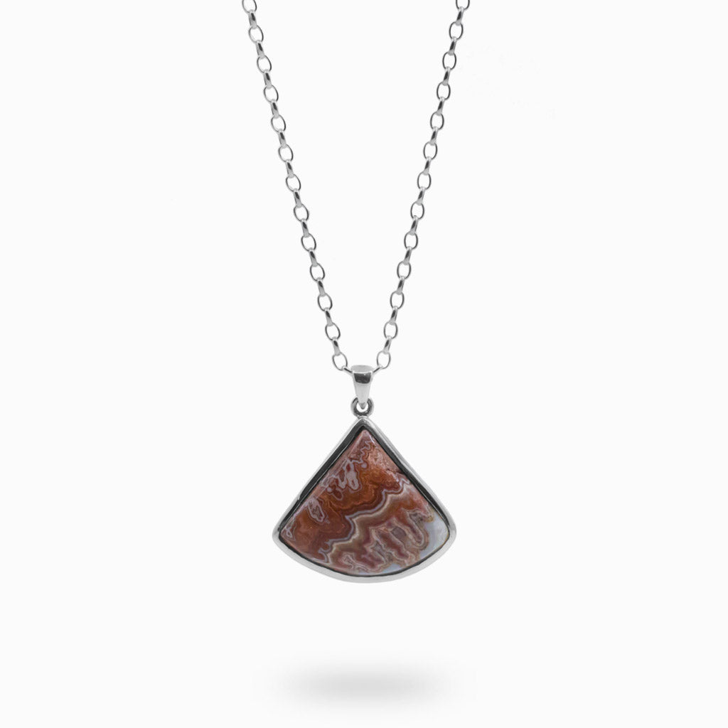 Crazy Lace Agate necklace