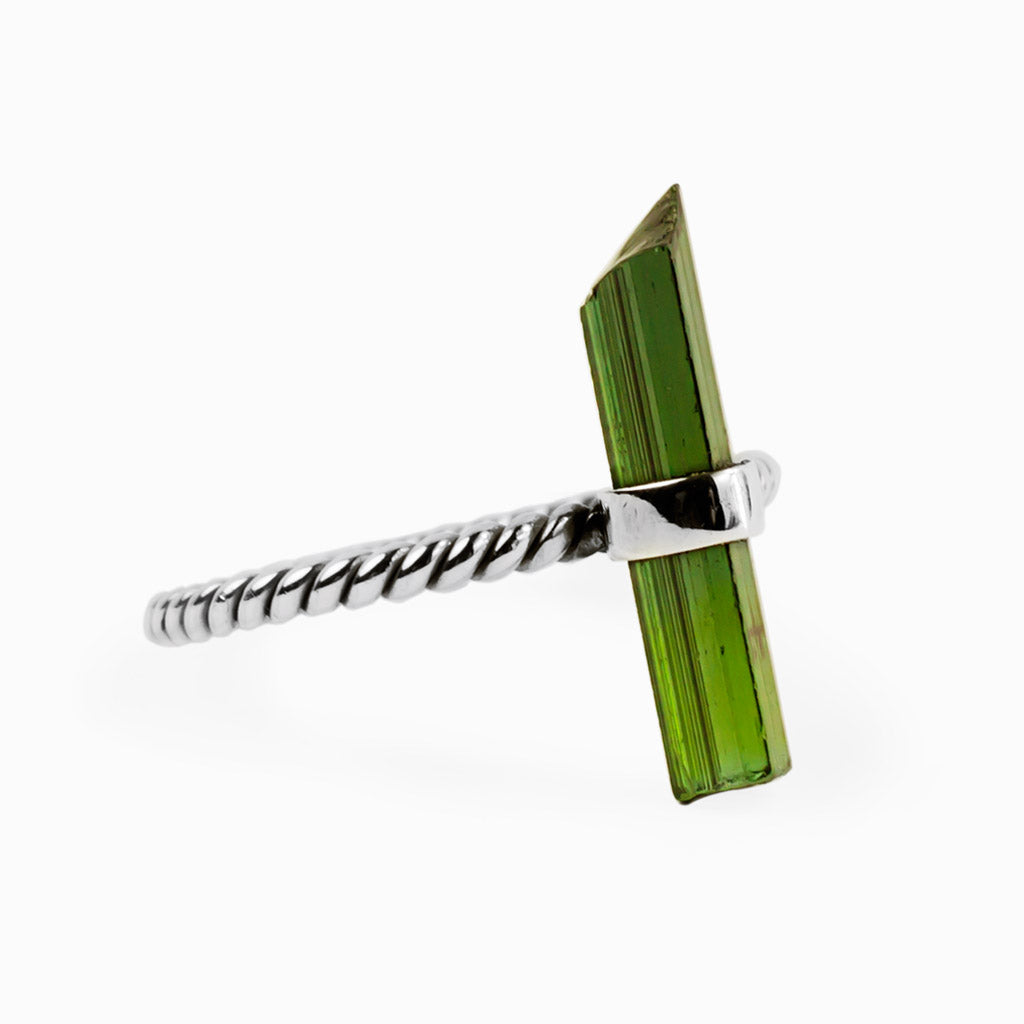 Green Tourmaline Ring