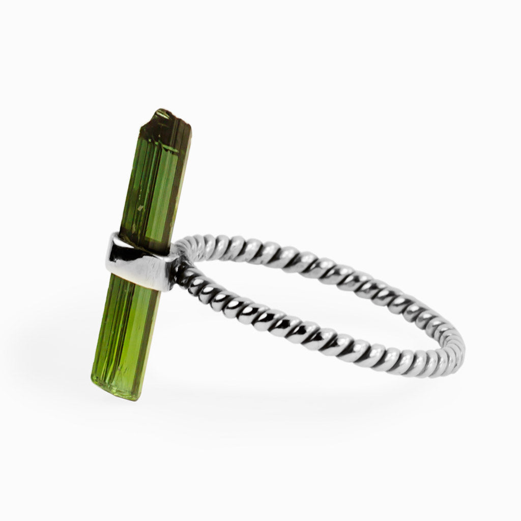 Green Tourmaline Ring