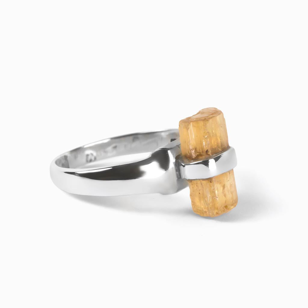 Golden Topaz Ring