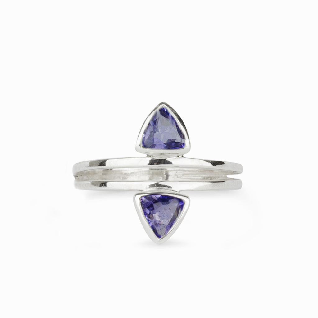 Deep Purple Lolite Ring Made in Earth