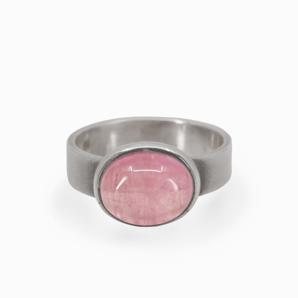 Light Pink Tourmaline Ring Made in Earth