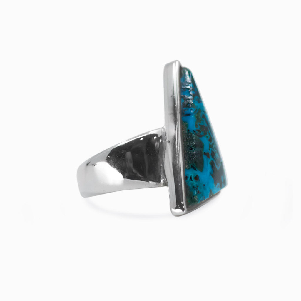 SHATTUCKITE CAB TRIANGLE BEZEL RIGHT RING
