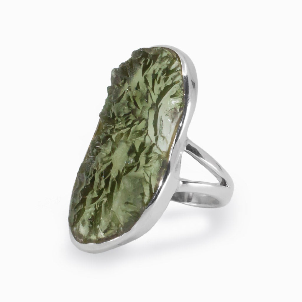 Moldavite Ring