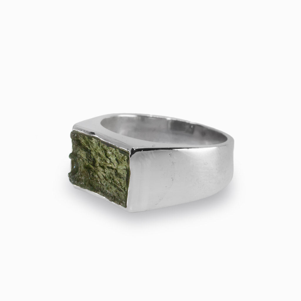 Moldavite Ring