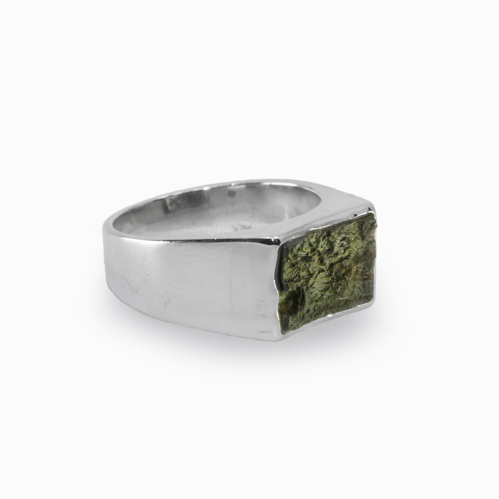 Moldavite Ring