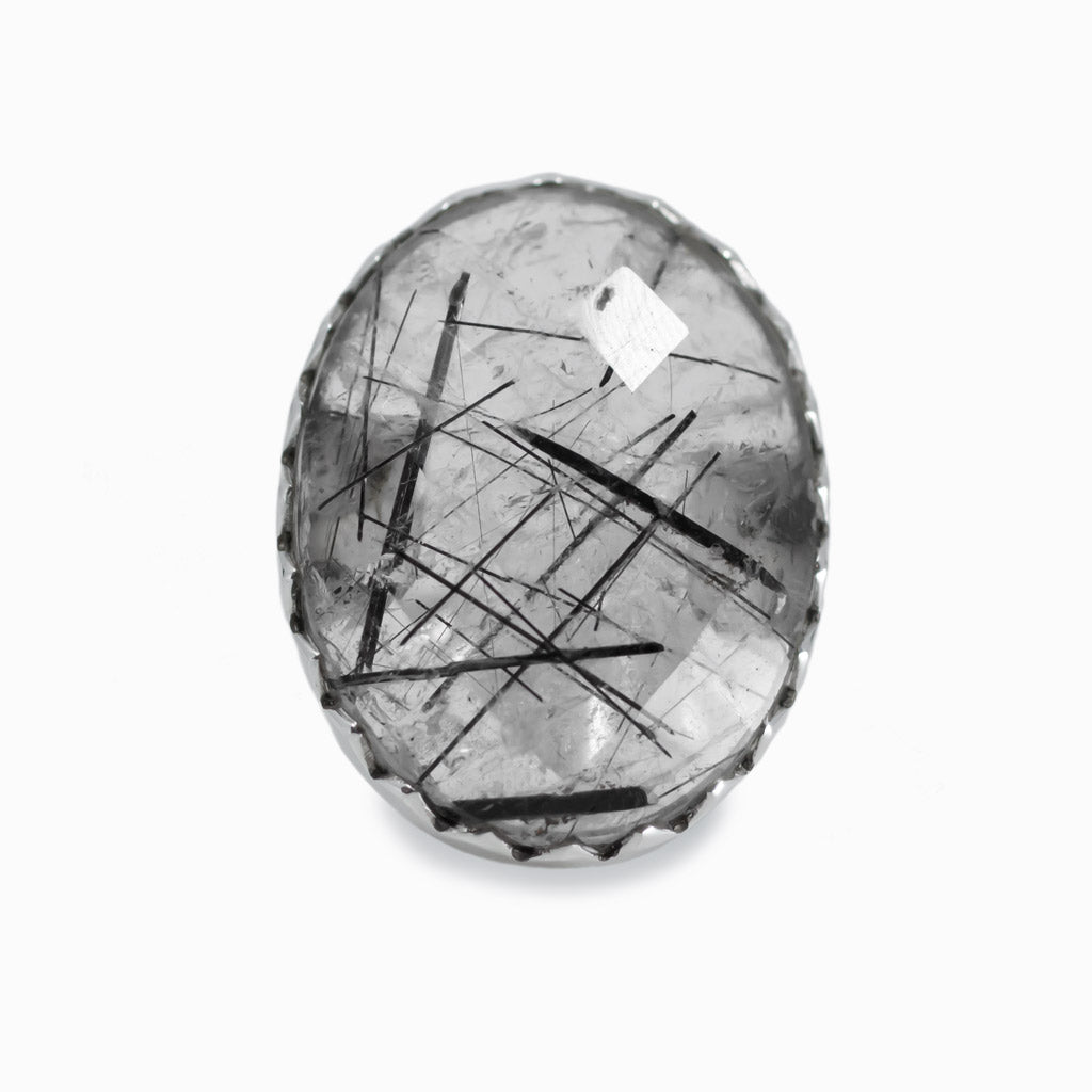 Tourmalinated Quartz ring