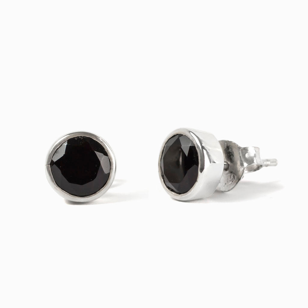 Onyx Stud Earrings Made In Earth