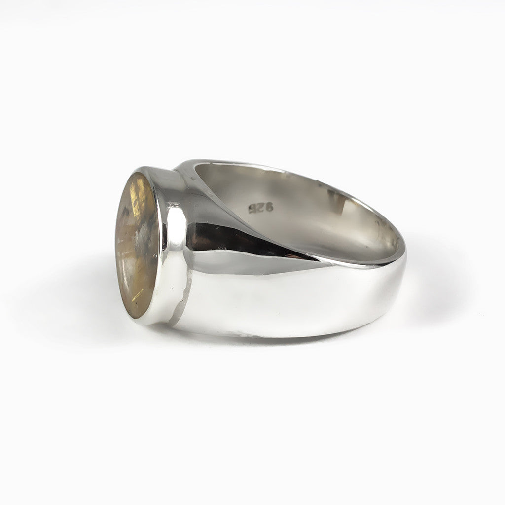 Rutilated Star Quartz Ring